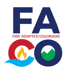 Stacked Fire Adapted Coloado logo