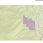 Image is of a map of the Ruby Ridge subdivision in the Willow Brook Metropolitan District in Summit County Colorado