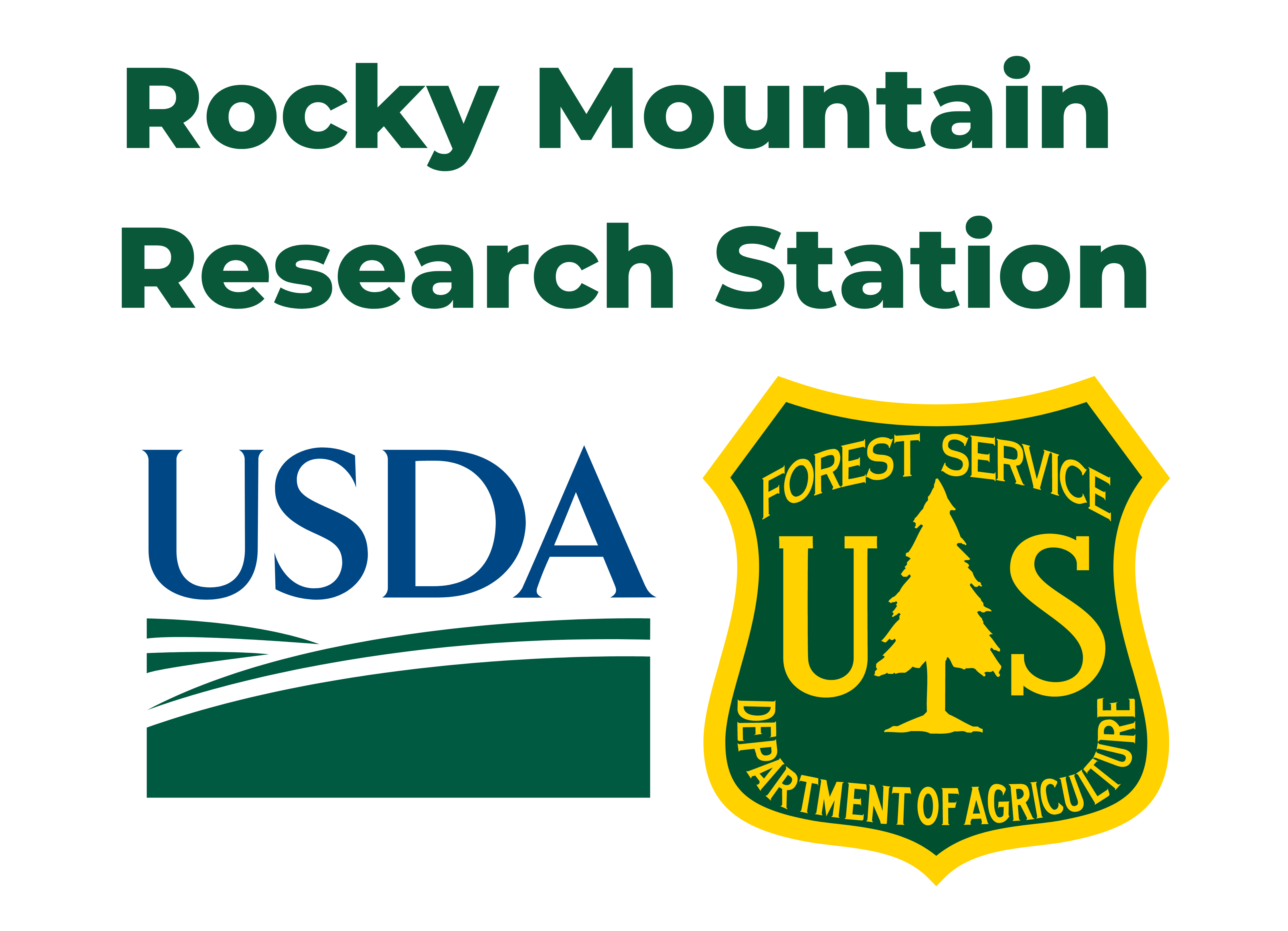 image of the Rocky Mountain Research Station USDA FS logo